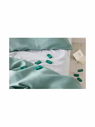 ELEGANTE | Linge de lit en métis Breeze 70x90cm/140x200cm Pétrole |